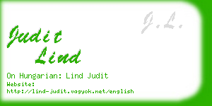 judit lind business card